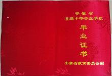 安徽省中專畢業(yè)證是什么顏色的啊