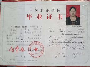 新疆中專畢業(yè)證樣本、圖片及補(bǔ)辦流程