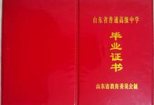 泰安市2000年高中畢業(yè)證樣本及圖片參數(shù)